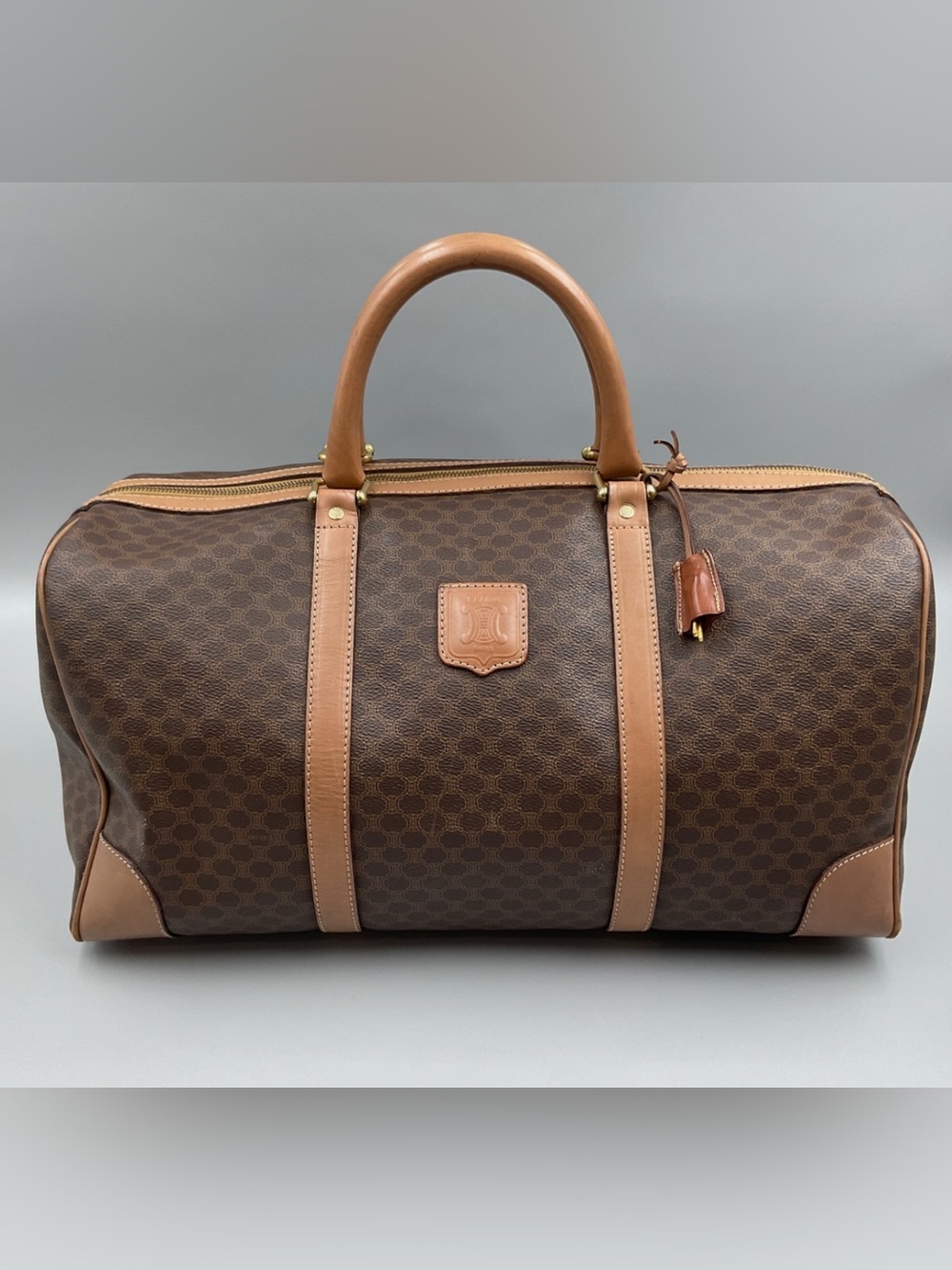 Celine Triomphe Macadam Boston weekend travel bag (MSRP $2,700) - Picture 1 of 10